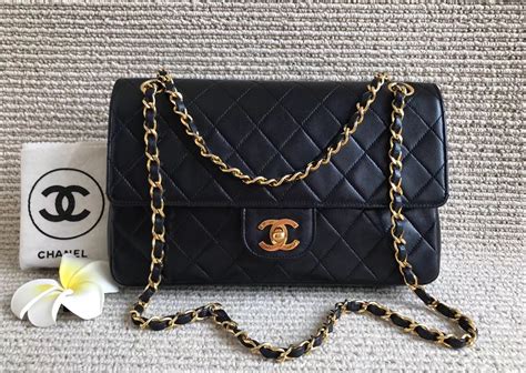 vintage chanel lambskin bag|authentic vintage chanel bag.